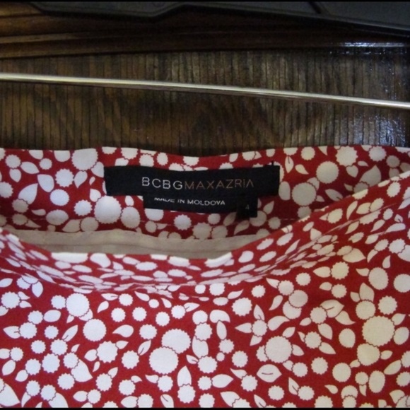 BCBGMAXAZRIA Tiered Pleated Mini Skirt Size 4 - Picture 3 of 3